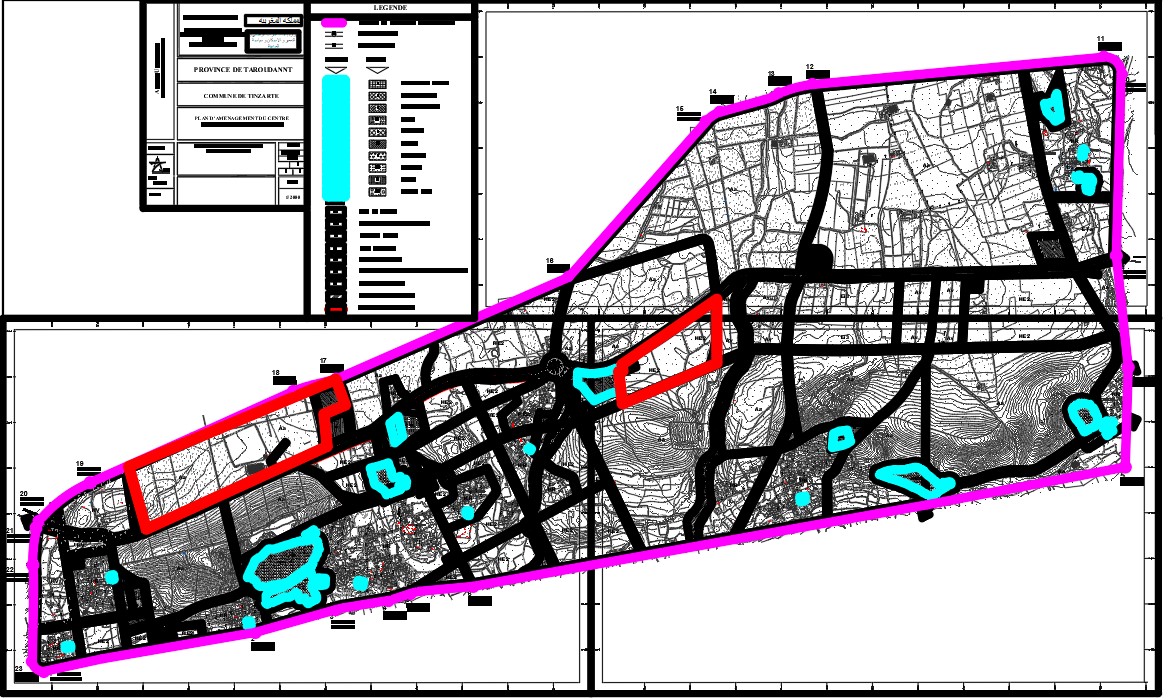 اجتماع اللجنة المركزية بخصوص تصميم تهيئة مركز جماعة تنزرت بإقليم تارودانت