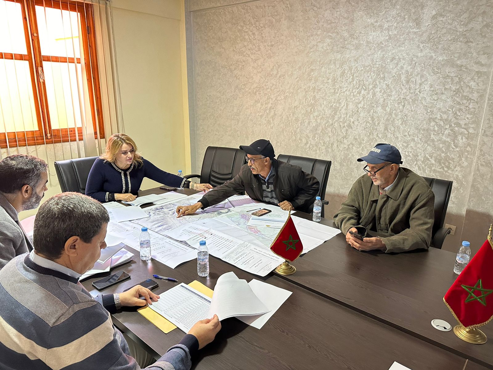 اجتماع اللجنة المركزية بخصوص تصميم تهيئة مركز جماعة سيدي بوعل بإقليم تارودانت